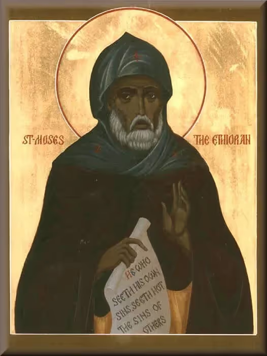 Icon of Saint Moses the Black