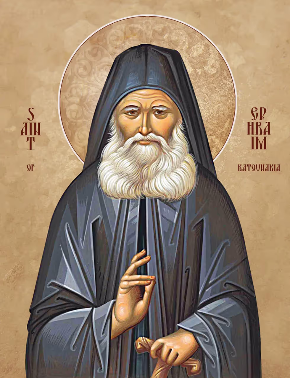 Icon of Saint Ephraim of Katounakia