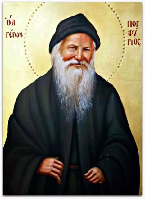 Icon of Saint Porphyrios of Kafsokalyvia